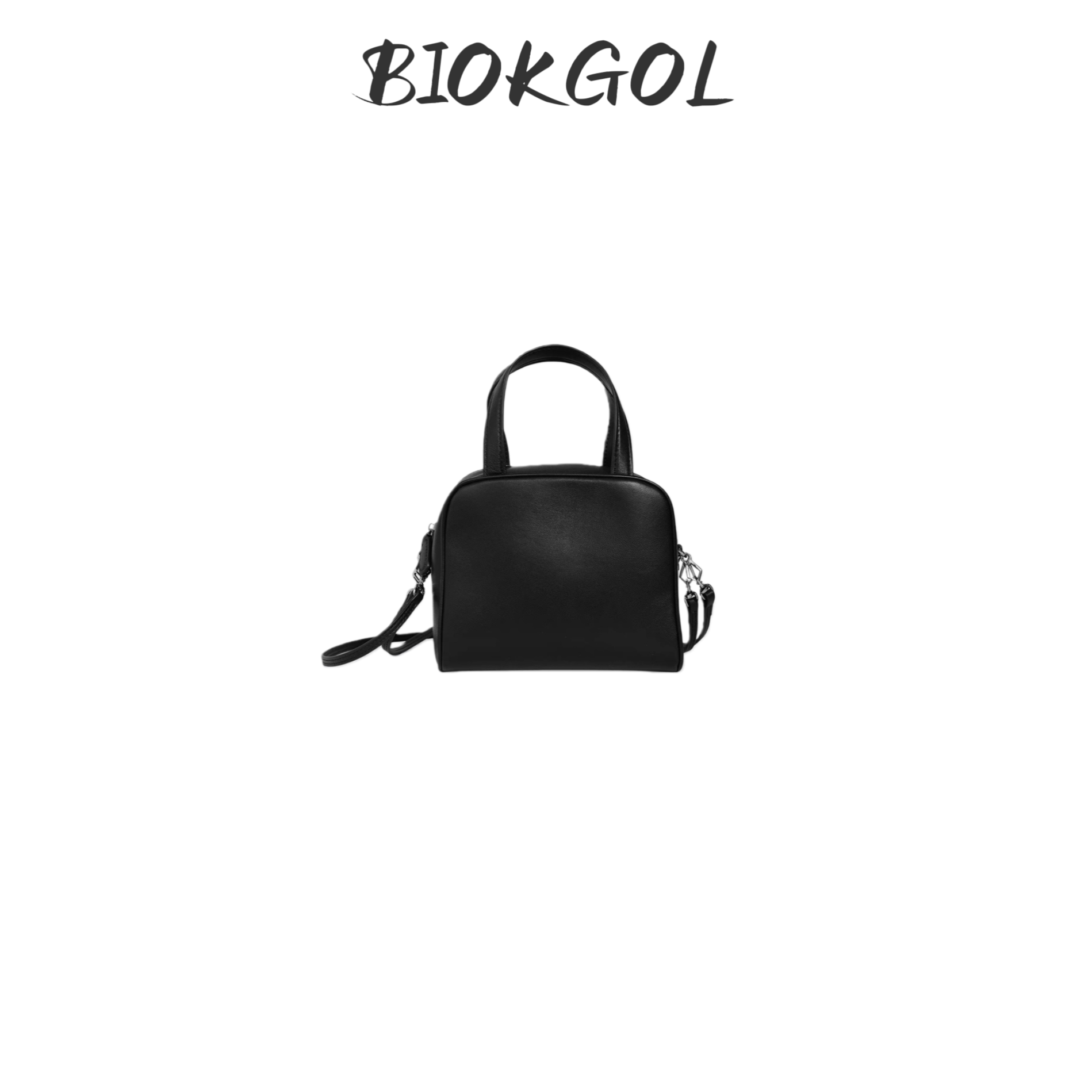 BIOKGOL/百顾原版进口里外全羊皮 钢五金 RAY小方包 9341