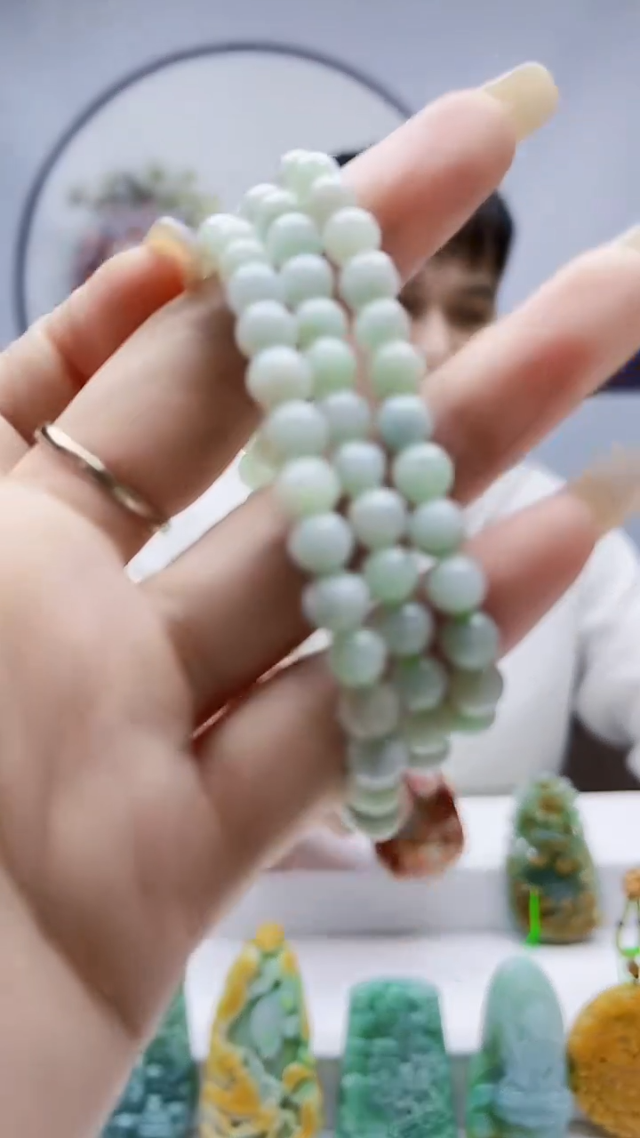 未镶嵌定制翡翠毛货挂件10