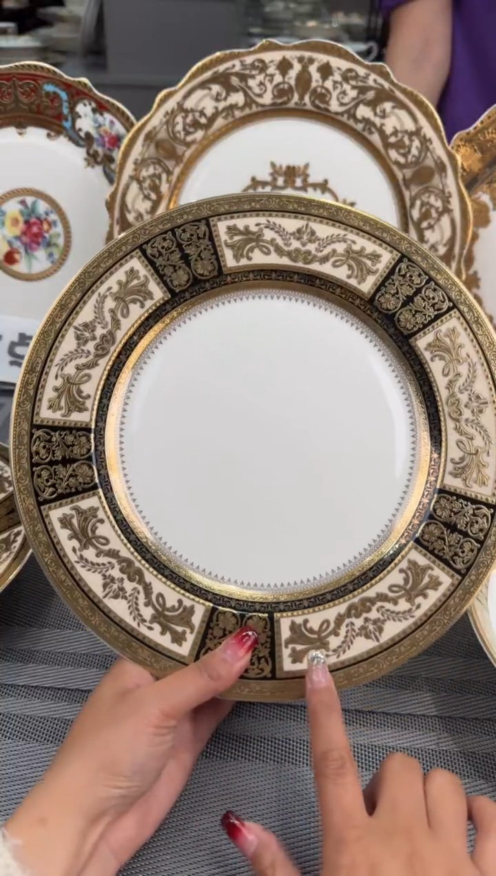 【闪购商品】瓷片10.5英寸平盘 4个  福利价