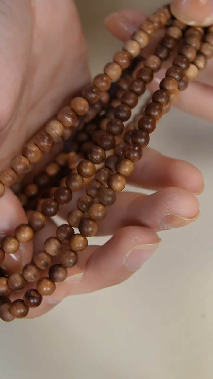 【闪购商品】檀香木手串/手链老山檀香0.6圆珠多样式发其一瑕疵
