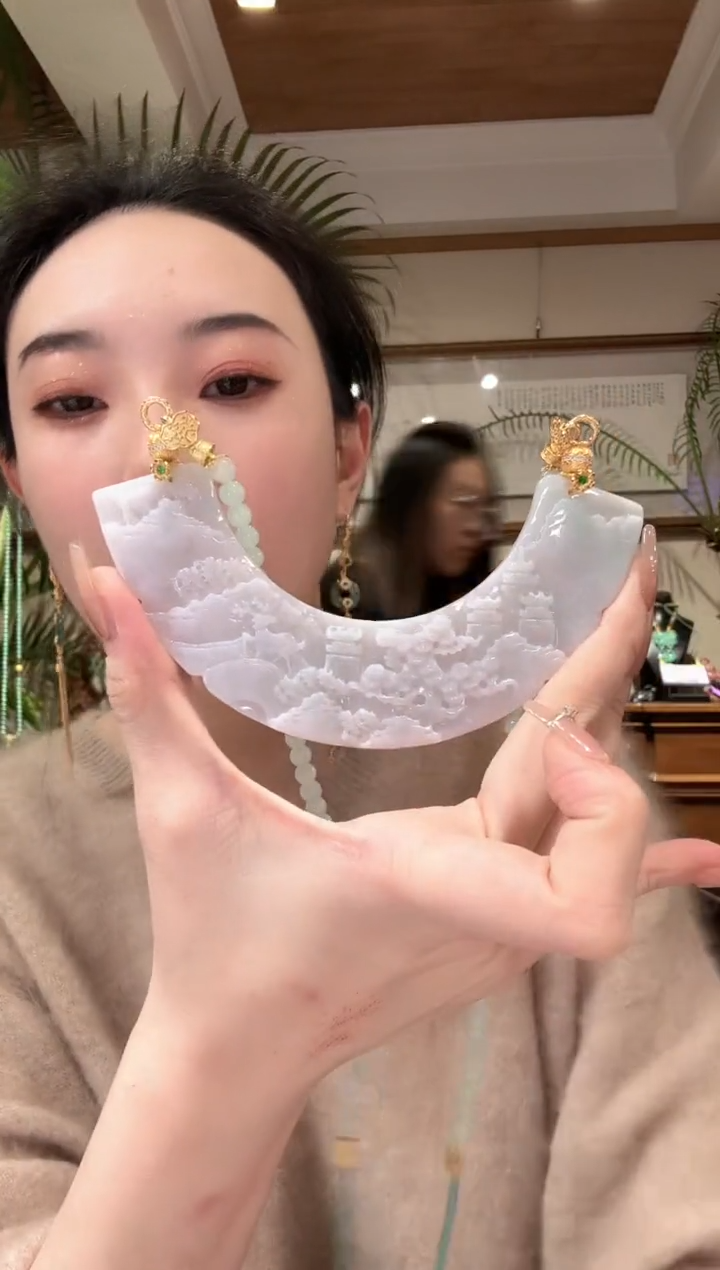 【闪购商品】翡翠颈饰未镶嵌国风