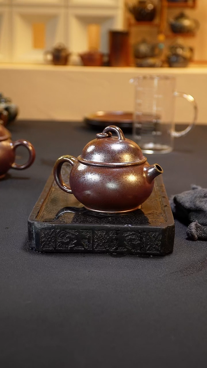 紫砂柴烧纯自然柴烧220毫升