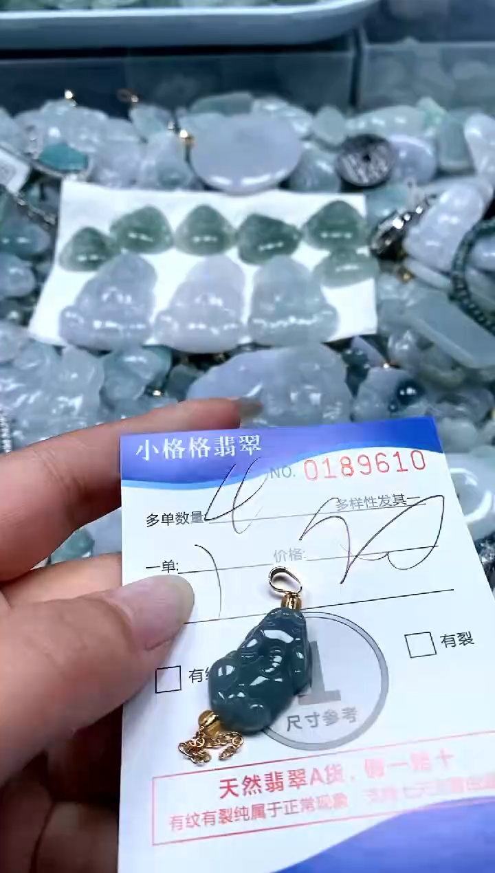 【闪购商品】翡翠颈饰未镶嵌闪购商品0189610多样性