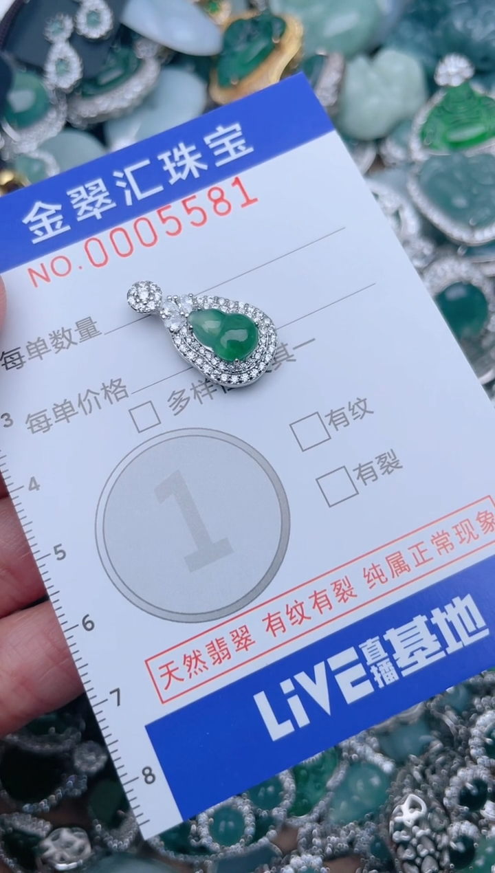 【闪购商品】翡翠颈饰未镶嵌5581....1