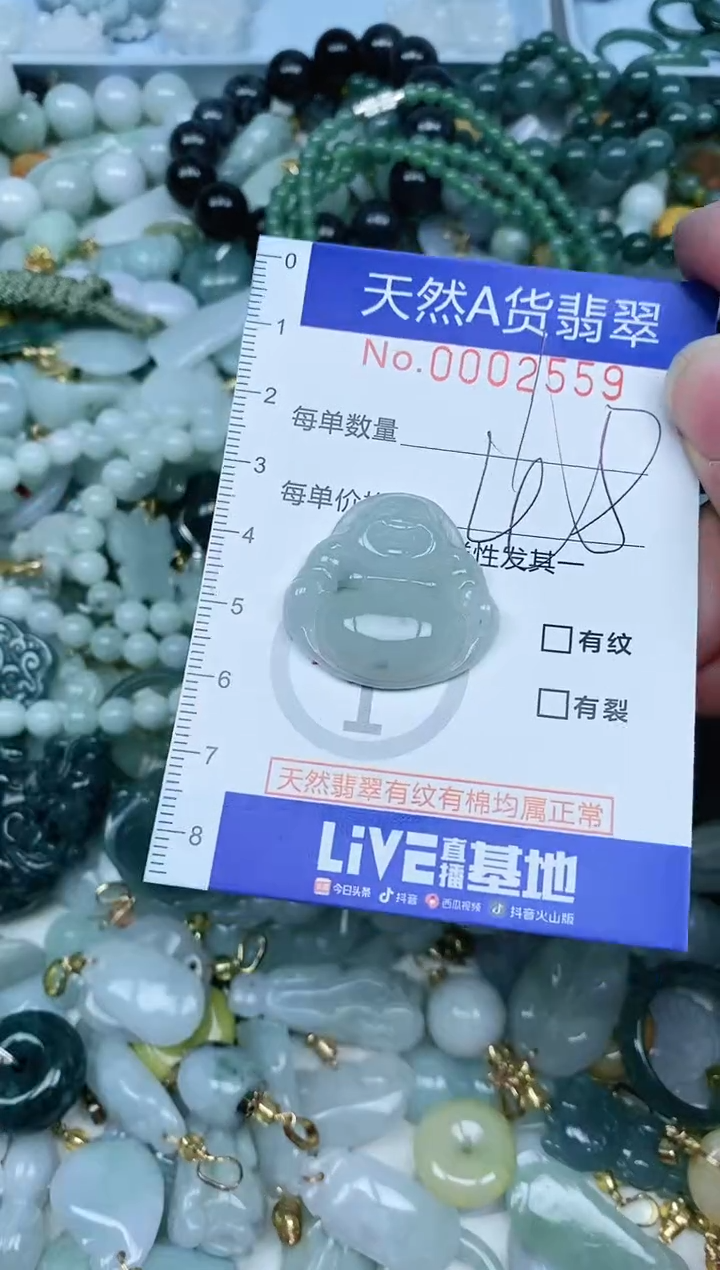 【闪购商品】翡翠吊坠(不含链)未镶嵌翡翠