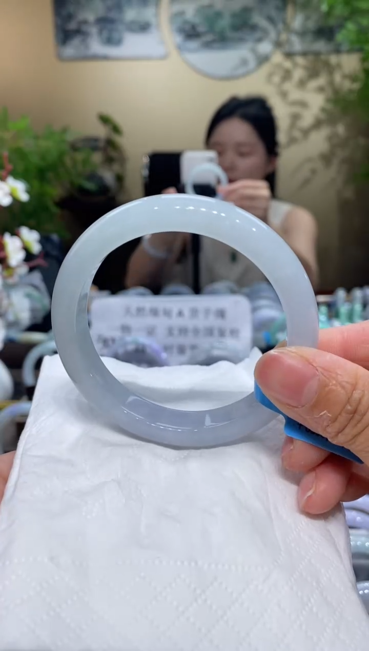 翡翠手镯未镶嵌翡翠58-59