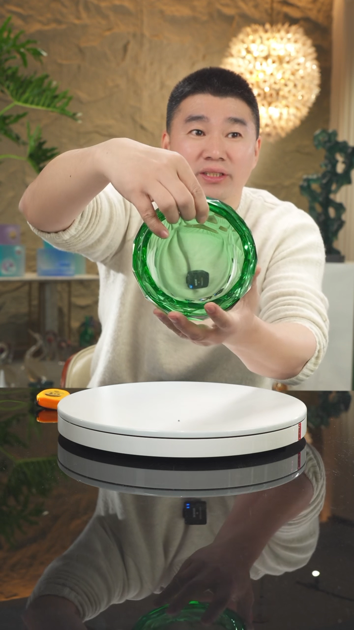 【闪购商品】摆件福利绿色切面果碗