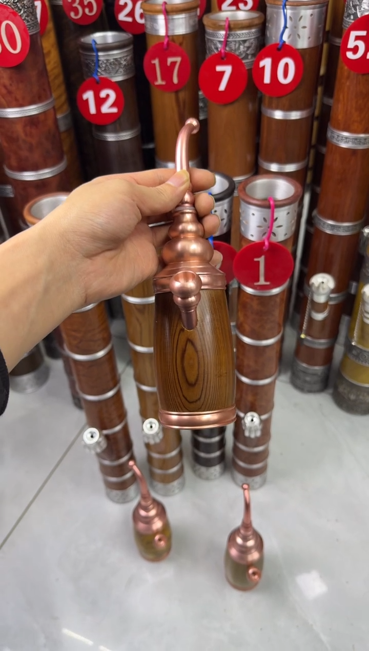 小号水烟壶非洲香檀木手握款