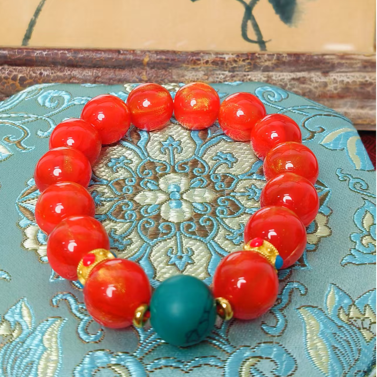 叁国风复古金丝手串