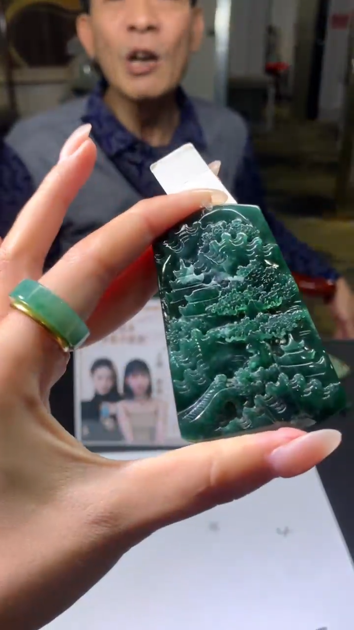 【闪购商品】定制翡翠未镶嵌不退不换CMH1件-A