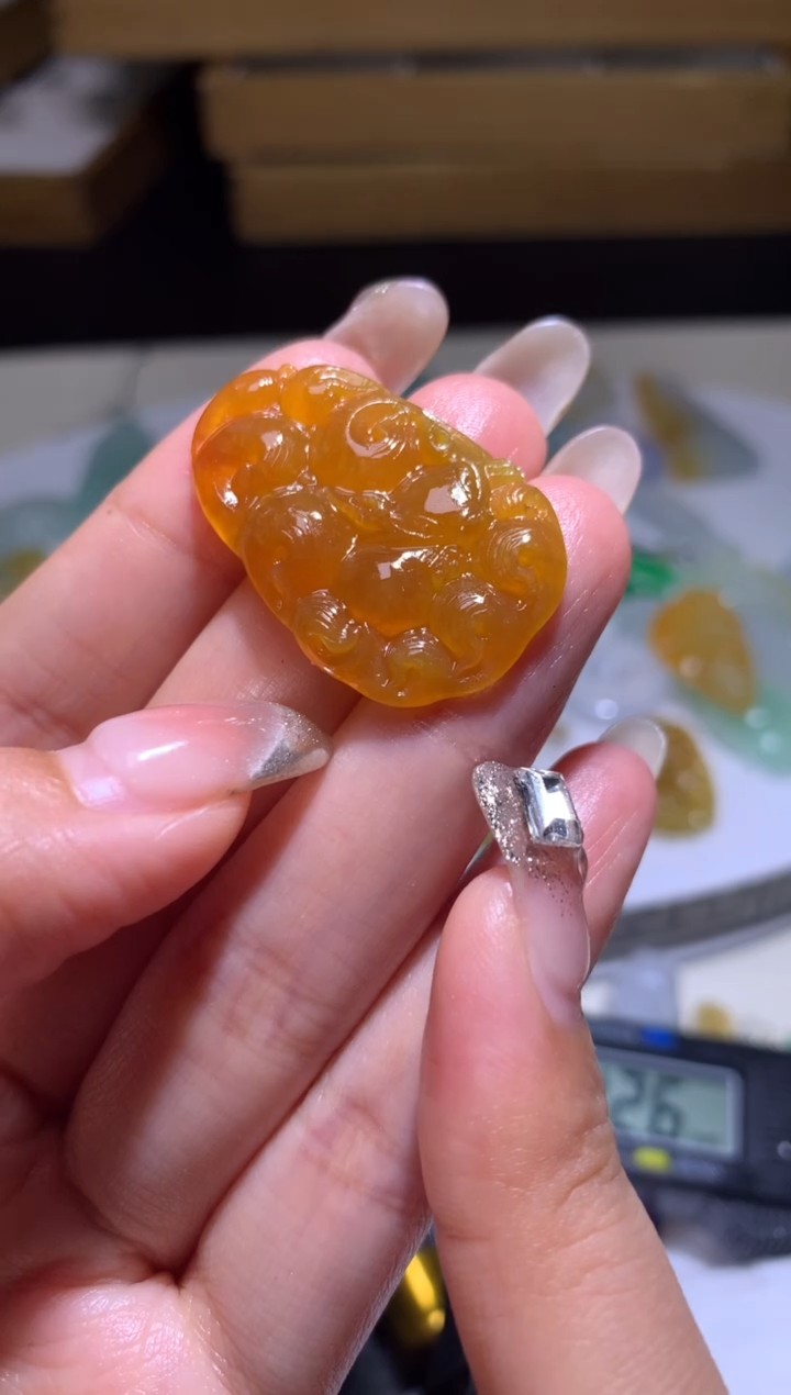 未镶嵌定制翡翠毛货