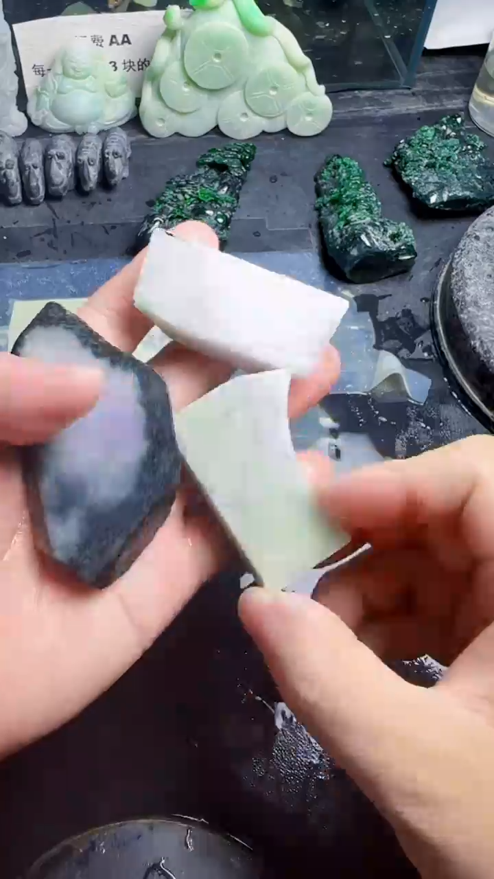 未镶嵌挂件翡翠天然翡翠050