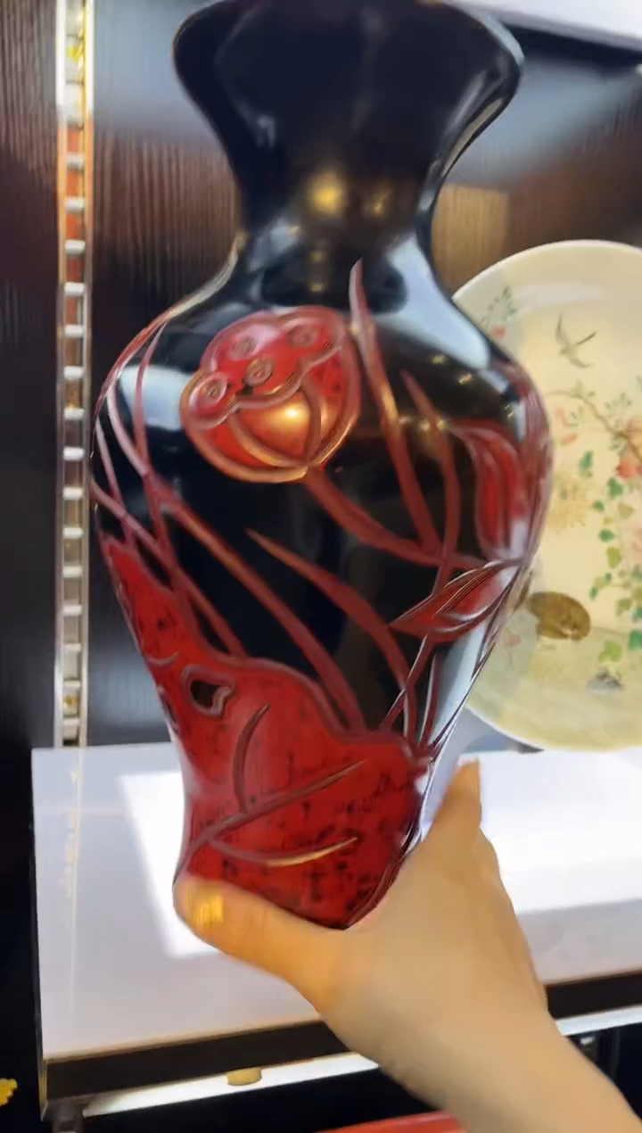 【闪购商品】高端精品大漆花瓶