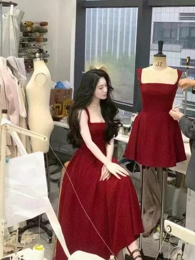 【孤品】叫名字的拍连衣裙气质款修身显瘦连衣裙