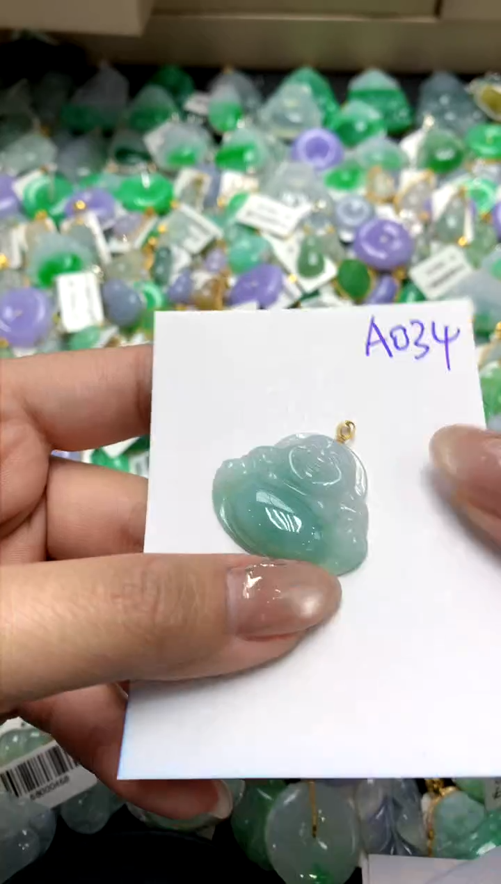 【闪购商品】翡翠颈饰18K金镶嵌1111111111111111