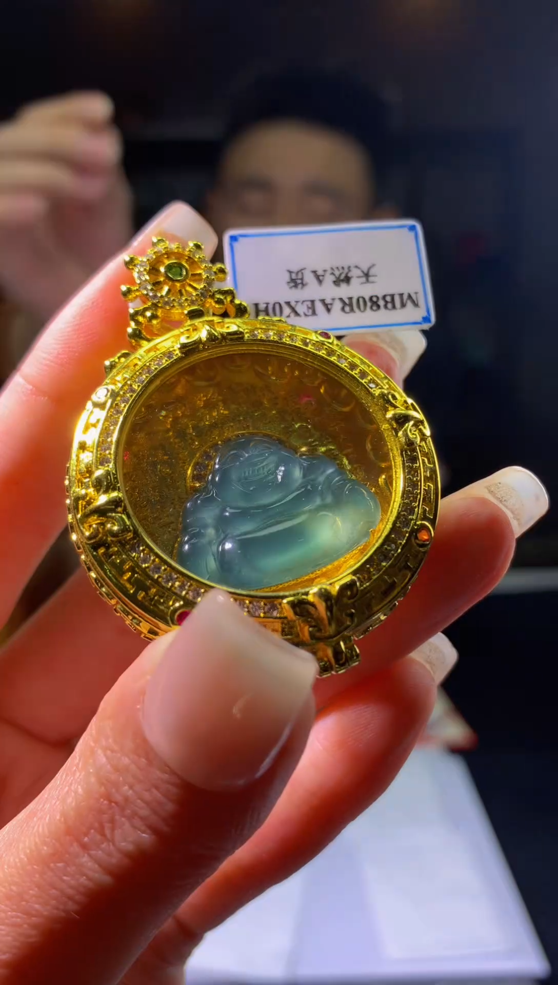 翡翠合金颈饰净货