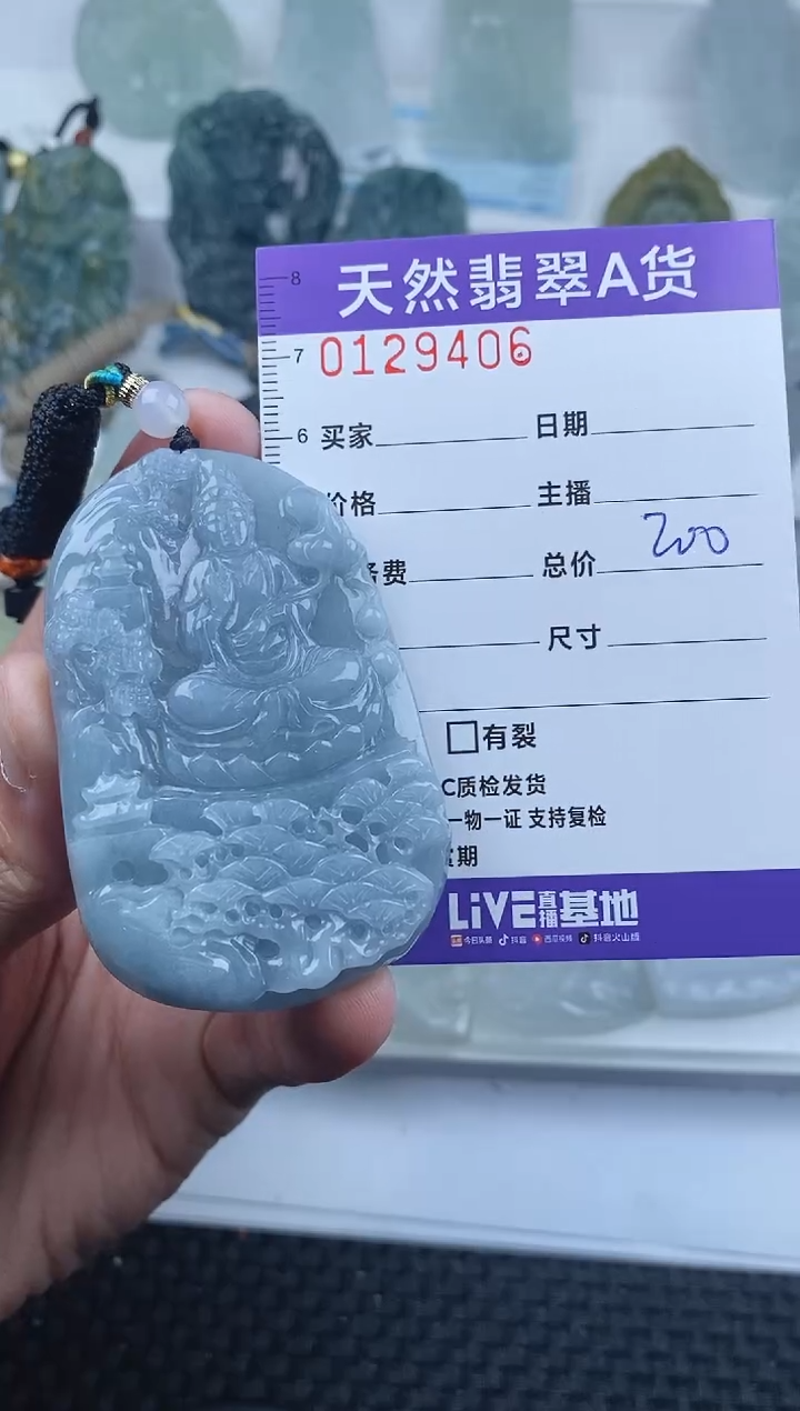 【闪购商品】翡翠颈饰未镶嵌         406