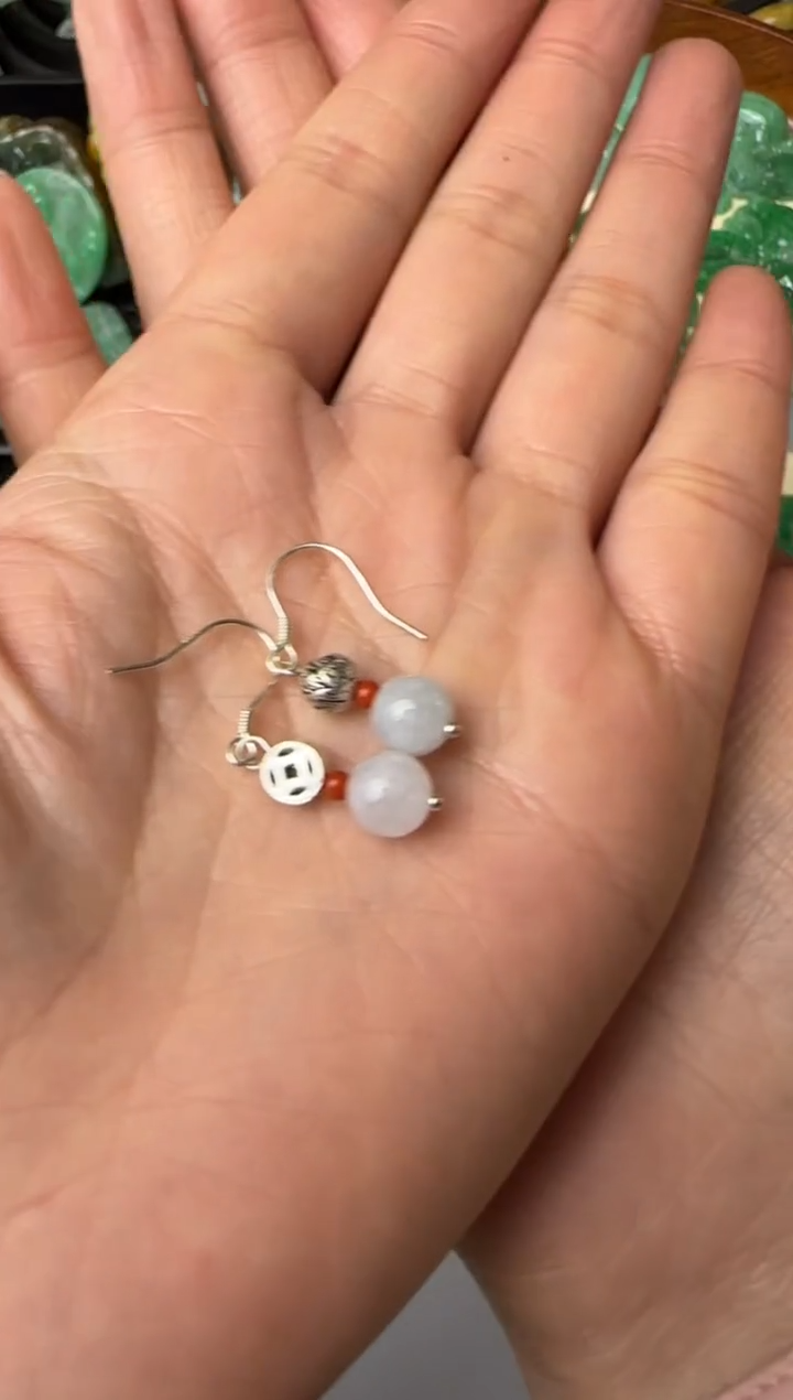 【闪购商品】翡翠耳饰未镶嵌耳饰定制