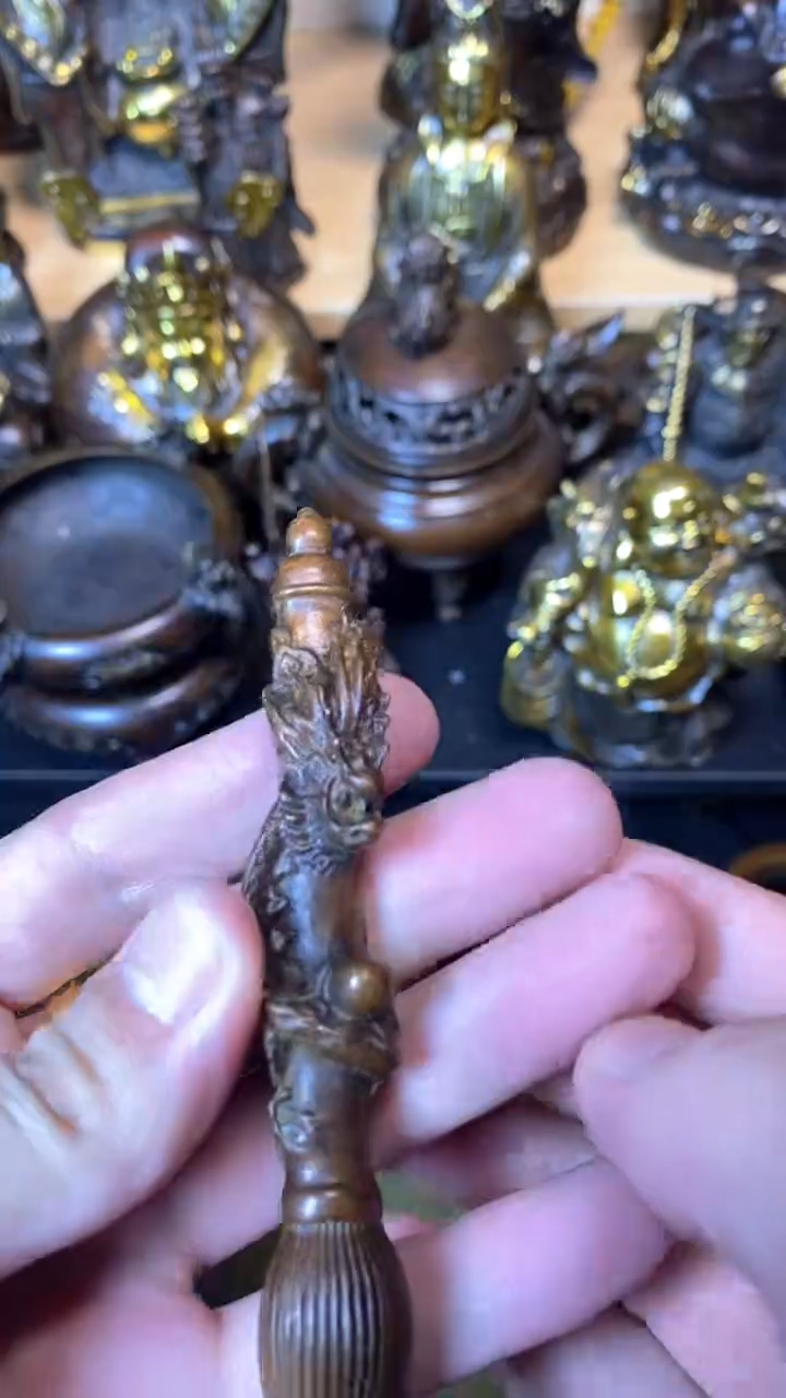高端精品铜器铜器毛笔
