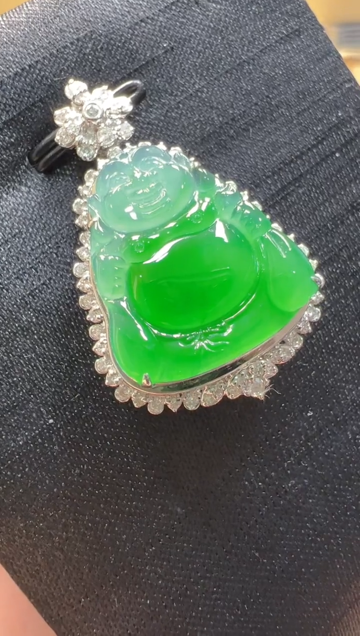 【闪购商品】翡翠吊坠(不含链)18K金镶嵌多样性团购发一件