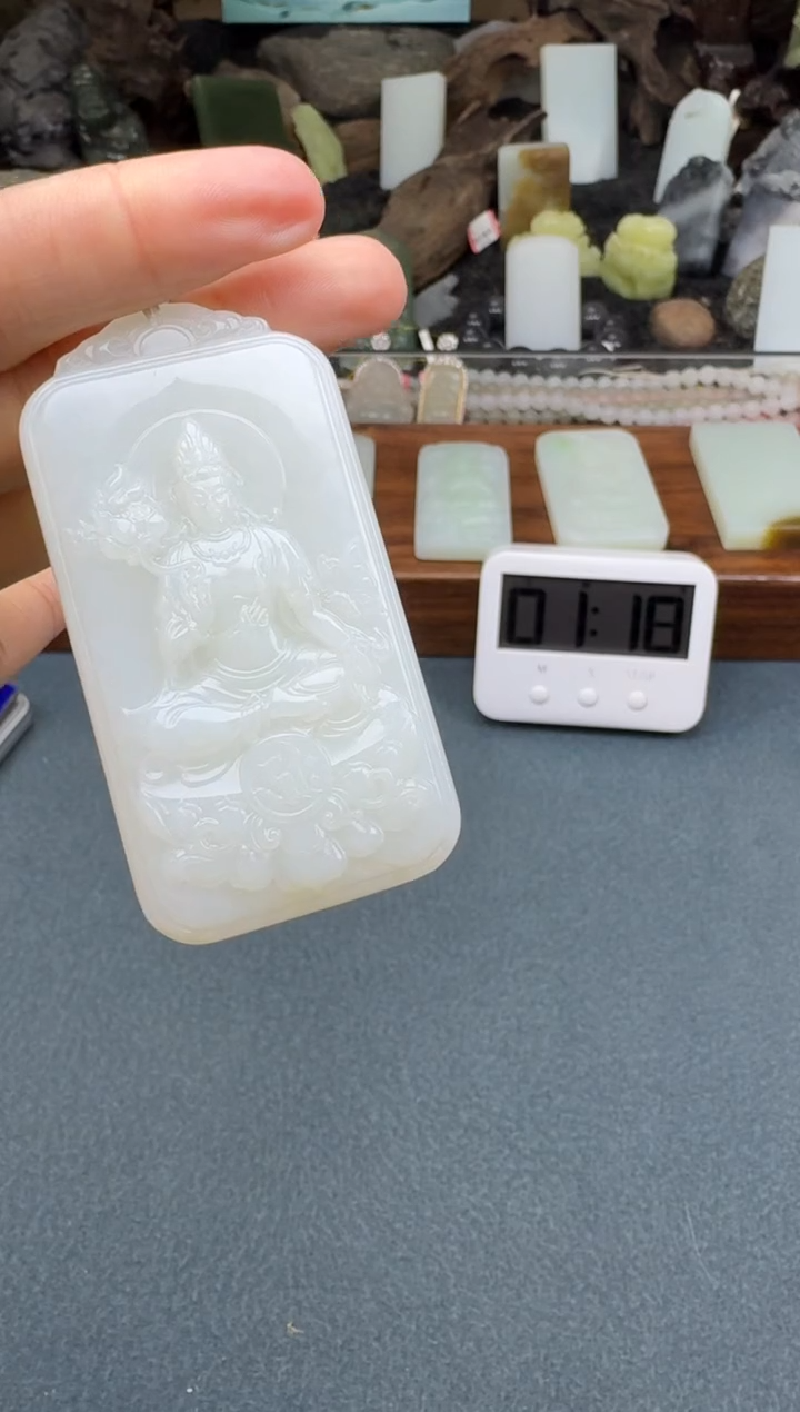 【闪购商品】和田玉颈饰未镶嵌开心