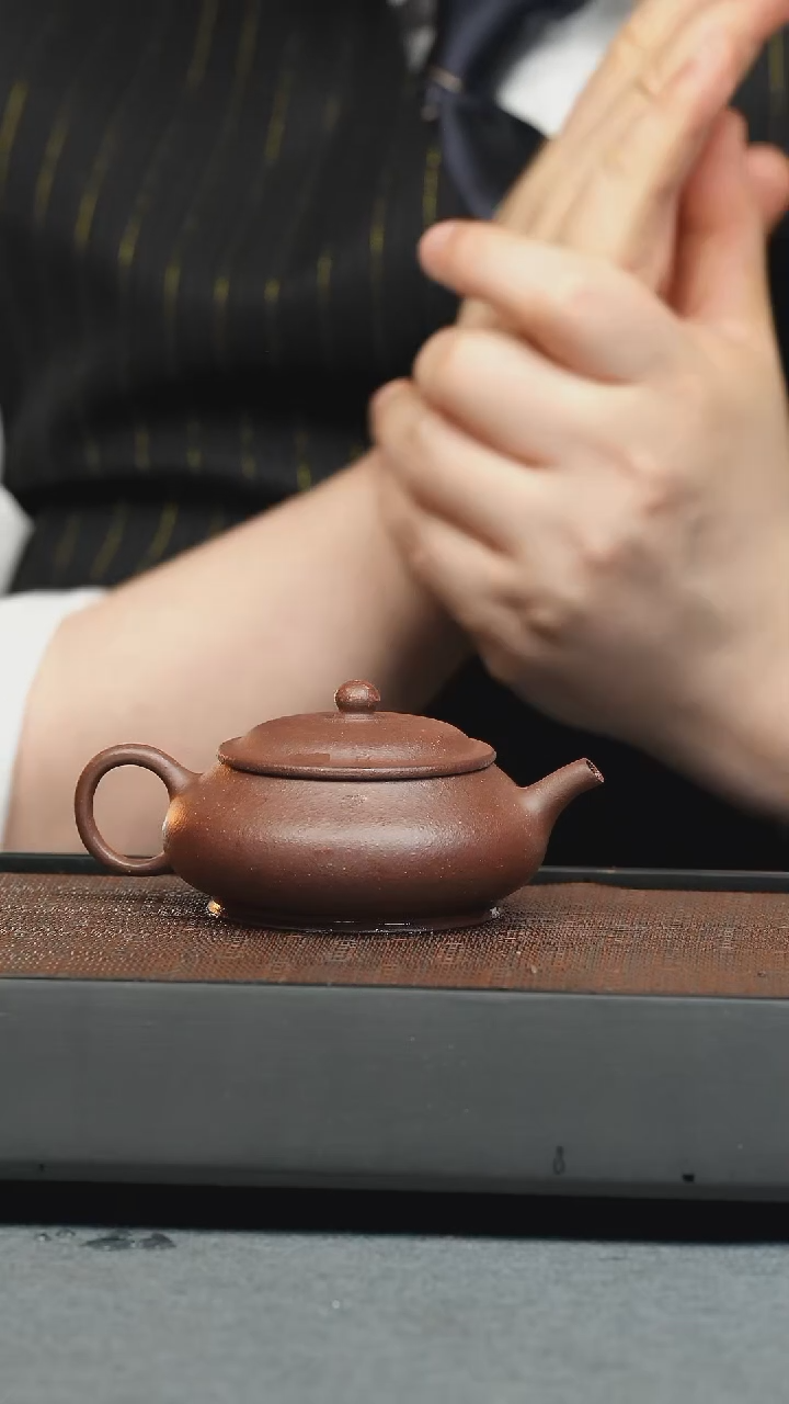 【闪购商品】紫砂茶壶五堂 明炉-孟臣款