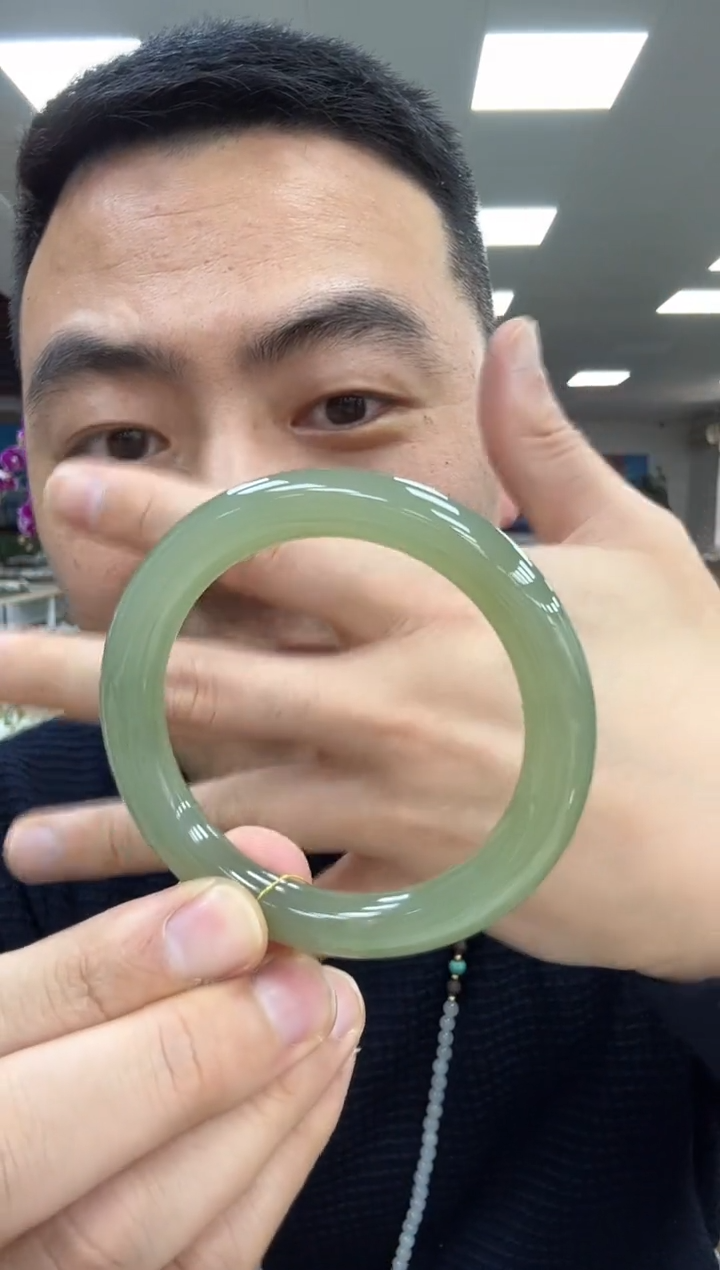 未镶嵌手镯和田玉54.5  088
