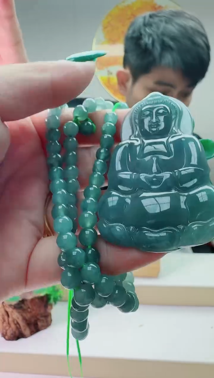 翡翠未镶嵌颈饰多样性随机发其一