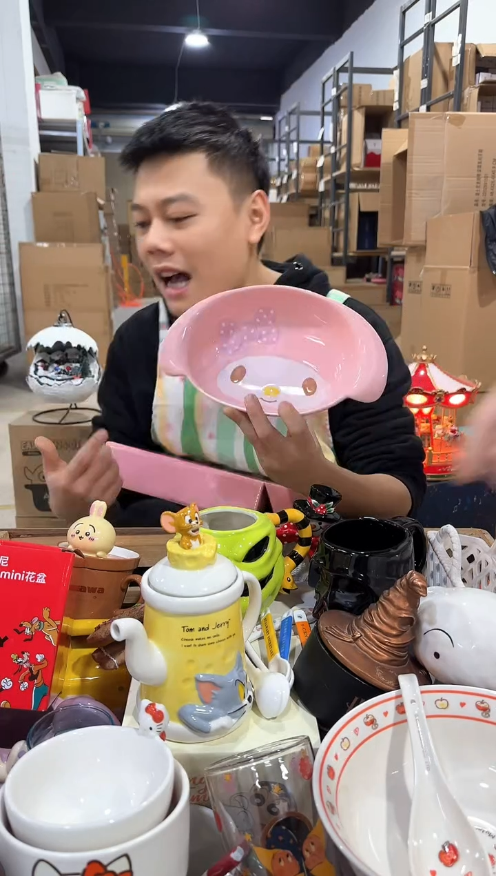 瓷片大号原盒美乐蒂长盘