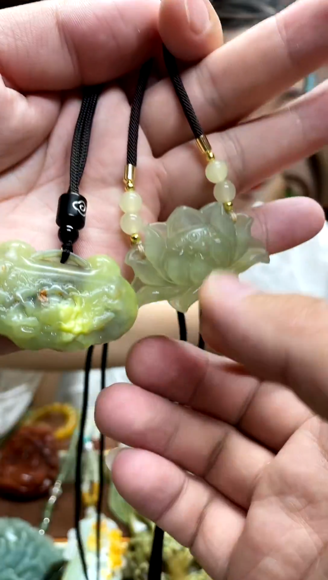 未镶嵌岫玉吊坠·