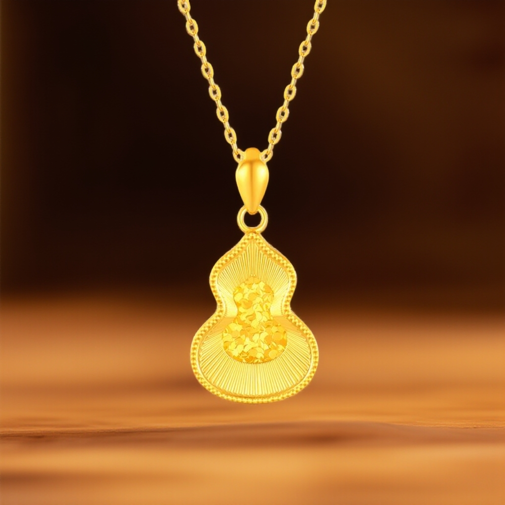 吊坠925银 【欣欣专享】925银拉丝碎冰冰葫芦吊坠 YDZ949