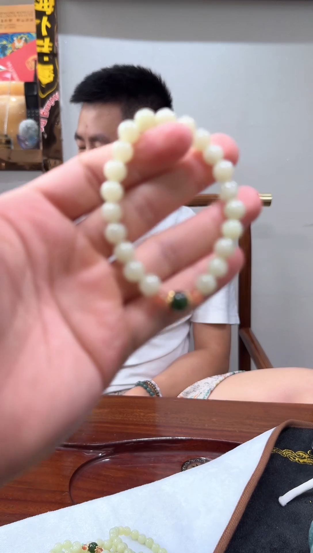 手串未镶嵌和田玉【JQ】和田玉手串（多样性发其一）