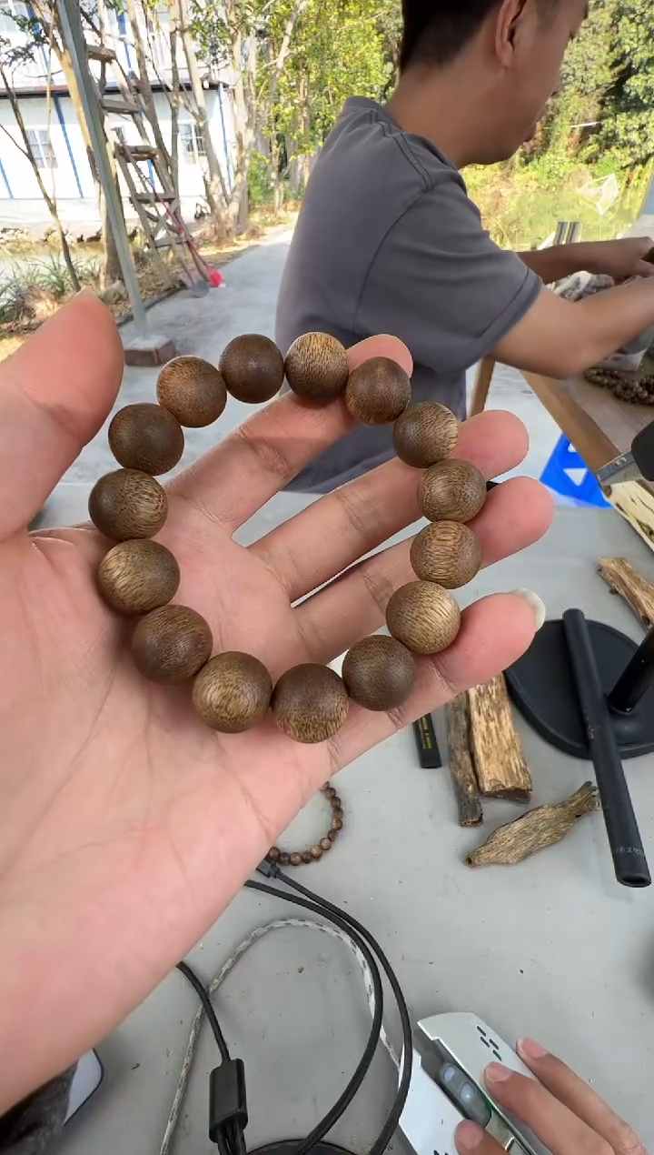 沉香沉香枕金沙叶1.4圆珠单圈19+多样性发一