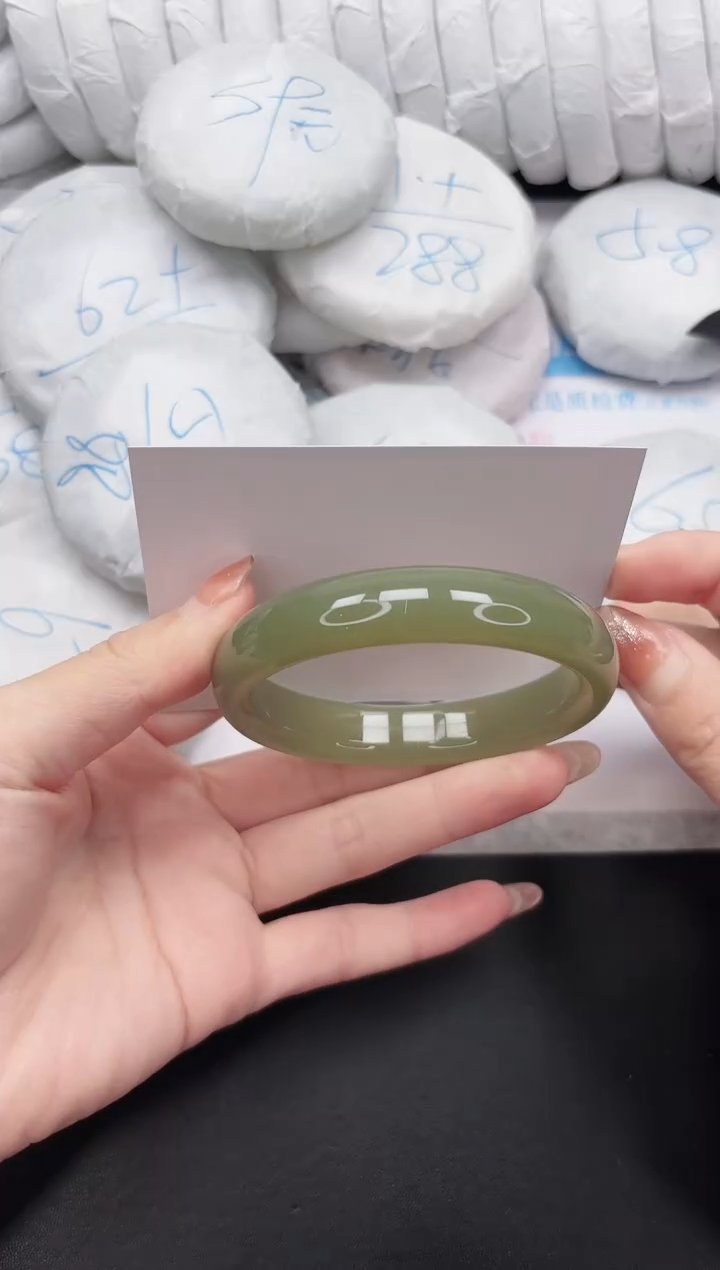 未镶嵌手镯石英质玉58-58.6QHS