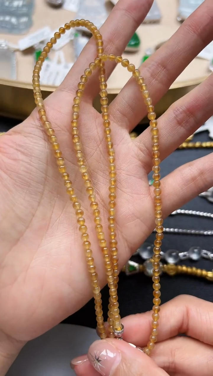 颈饰合金翡翠KWJ0920-041