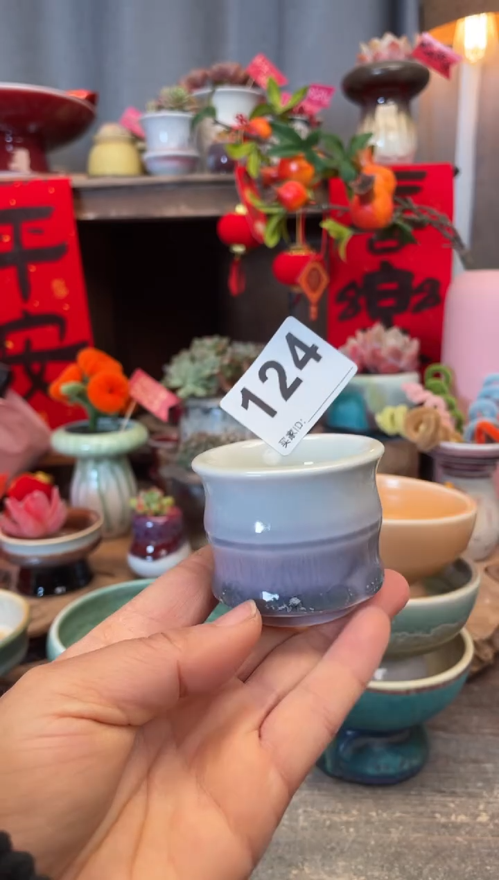 【闪购商品】摆件124知木小芳花盆