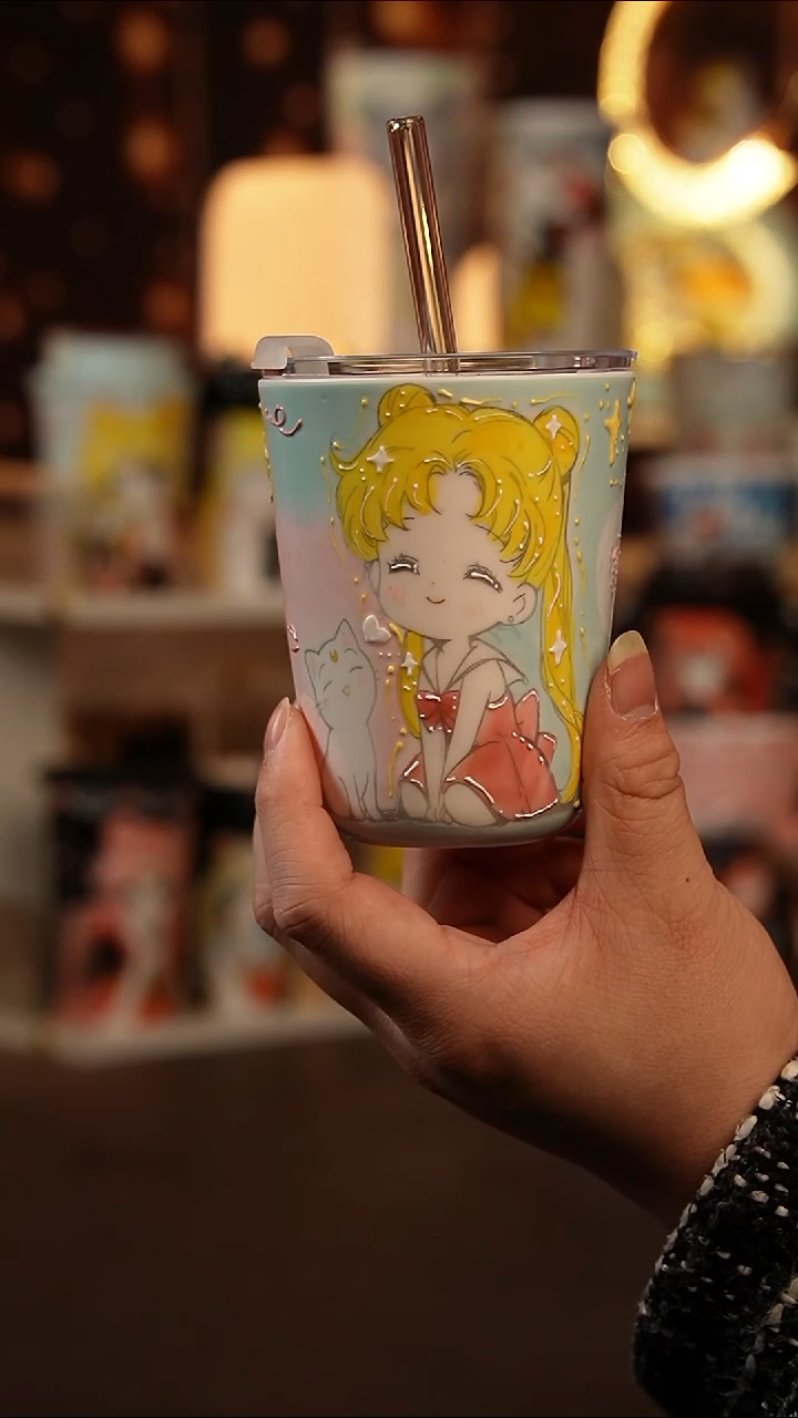 （玉泥）景德镇手工手绘文创陶瓷杯