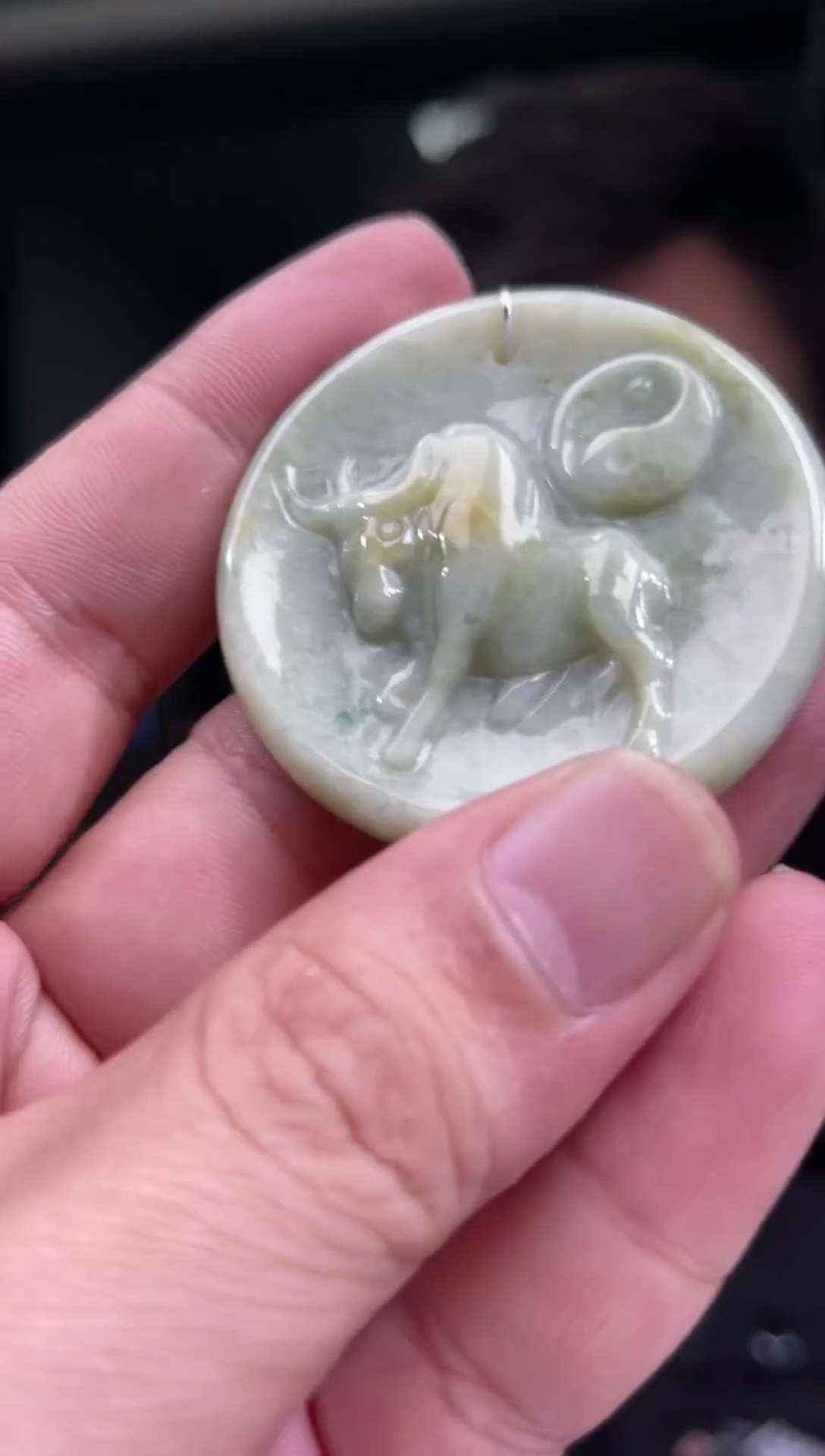 【闪购商品】翡翠颈饰未镶嵌天然翡翠（多样性发）牛