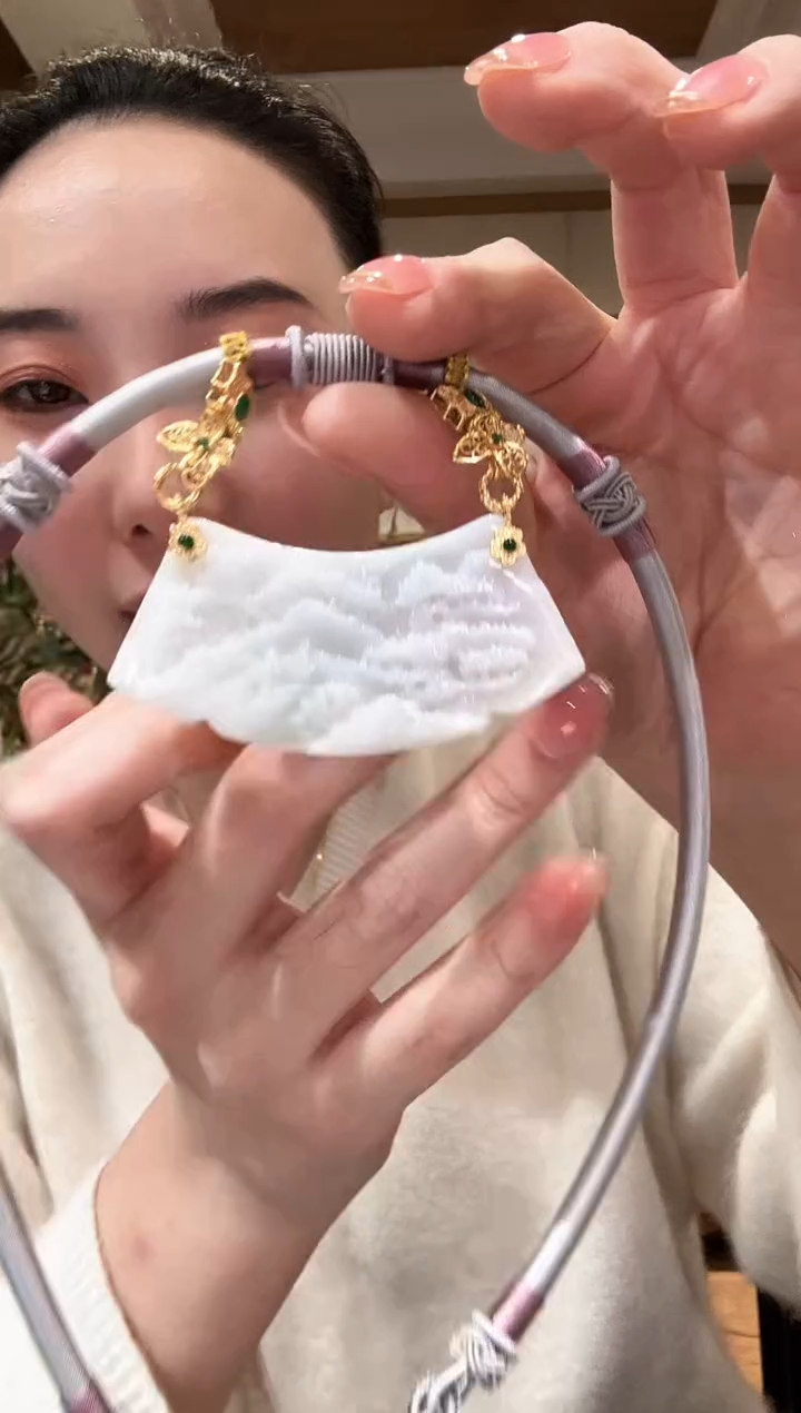 【闪购商品】翡翠颈饰未镶嵌国风