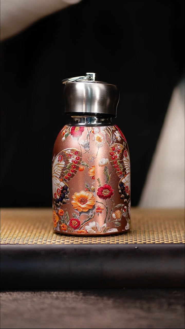 26小鱼国风蝶恋花保温杯