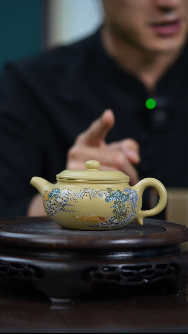 茶壶紫砂宜兴原矿全手25+随机字画