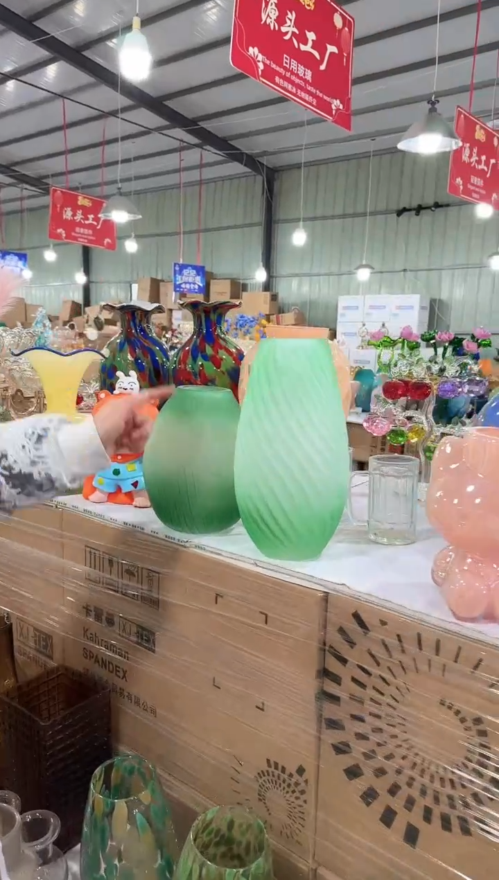 【闪购商品】琉璃悠悠J-花器-35早一对