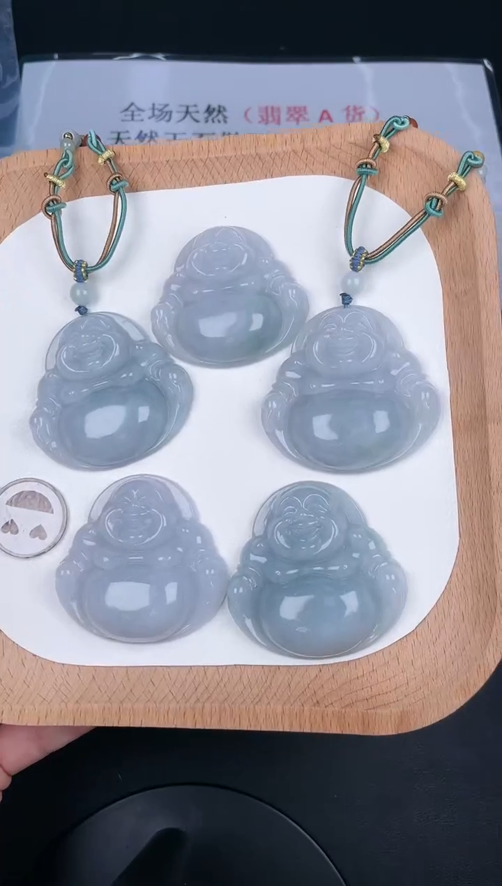 翡翠未镶嵌颈饰LC004翡翠冰果冻大佛（多样性发其一）