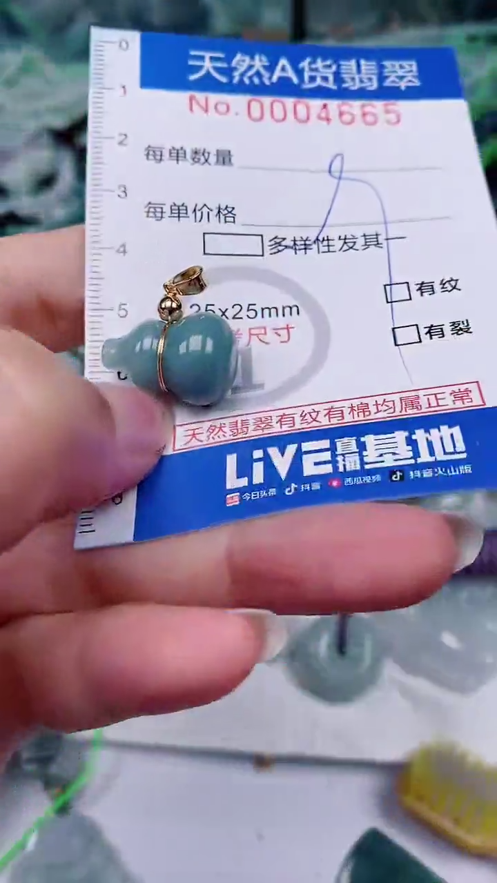【闪购商品】翡翠颈饰未镶嵌00004665