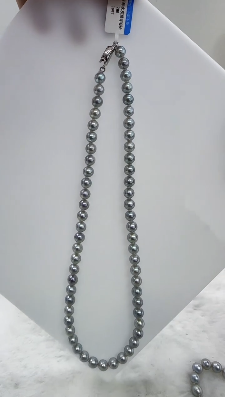 【闪购商品】海水珍珠DA未镶嵌t997 灰珠串6