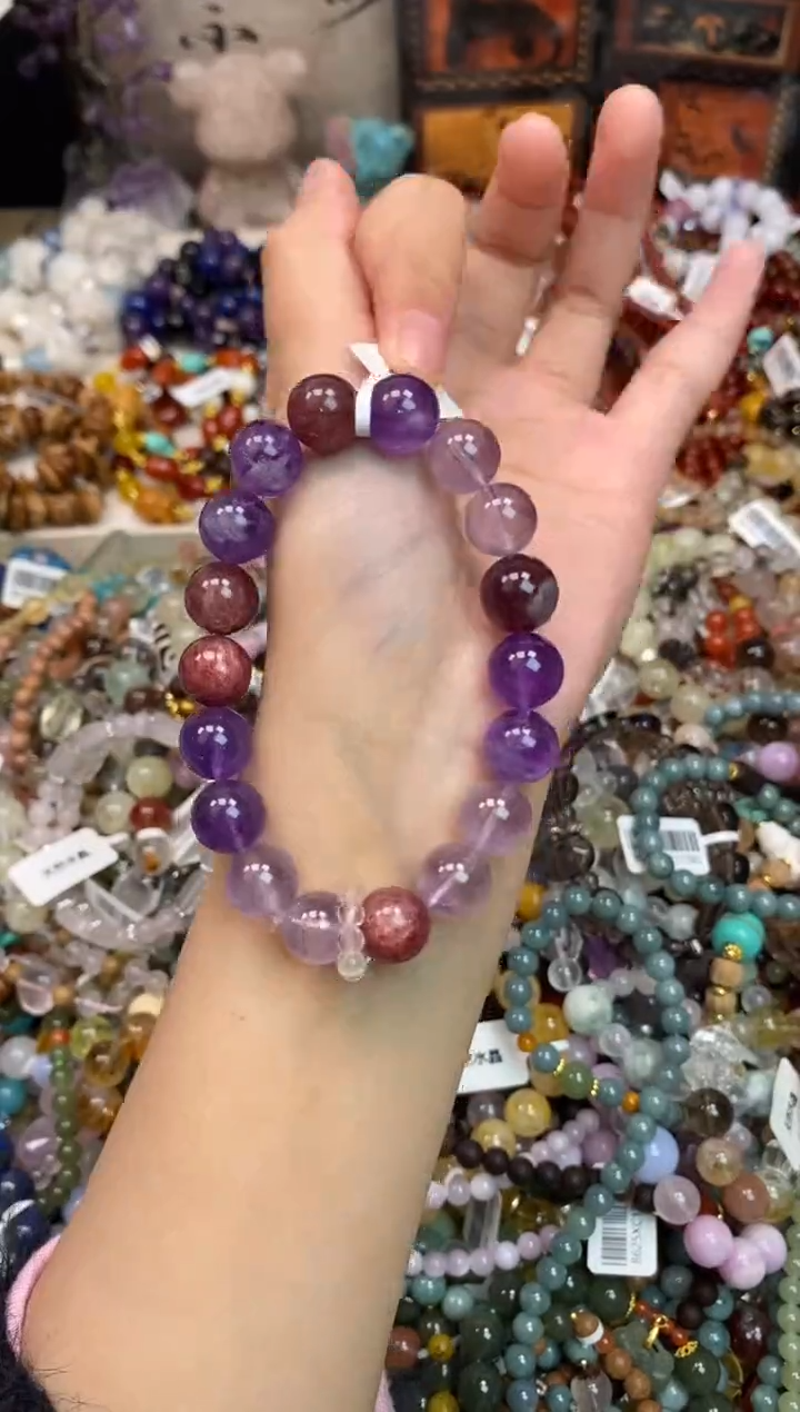 未镶嵌手链紫晶538