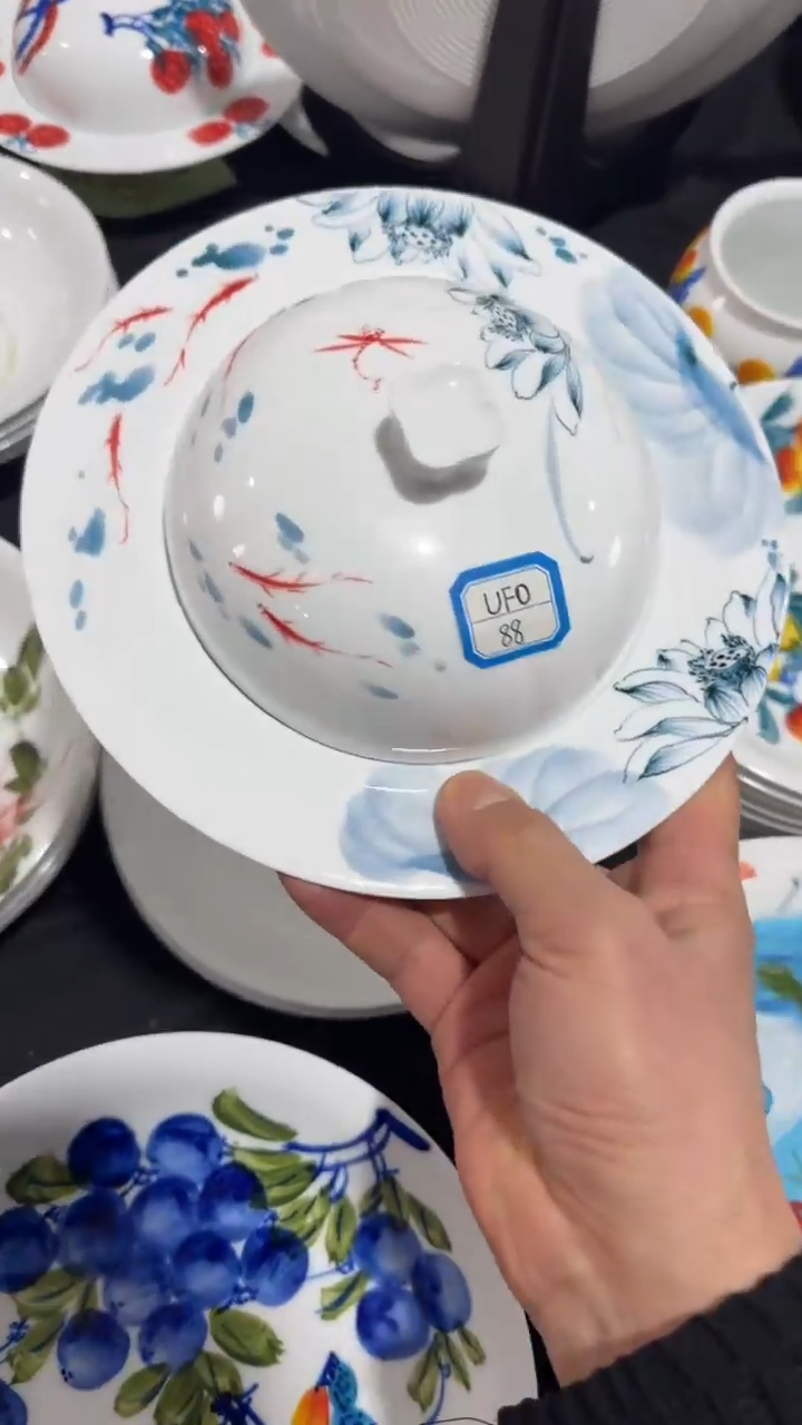 摆件陶瓷景德镇高温瓷（UFO）