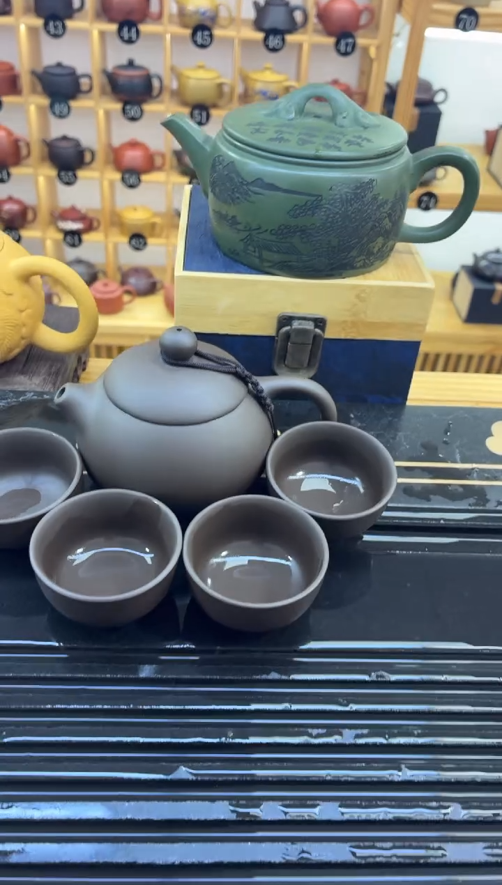 茶壶紫砂一壶四杯150cc