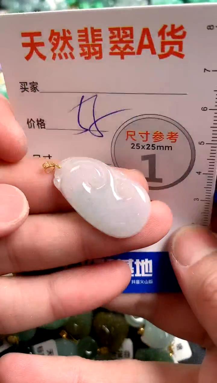 【闪购商品】翡翠颈饰18K金镶嵌13008994