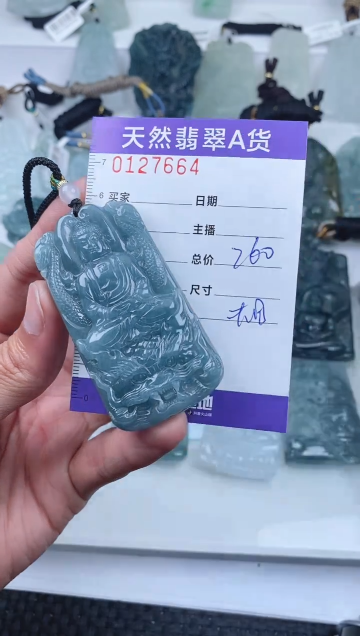 【闪购商品】翡翠颈饰未镶嵌     664